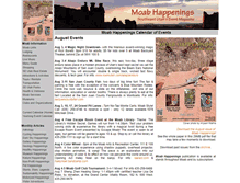 Tablet Screenshot of moabhappenings.com